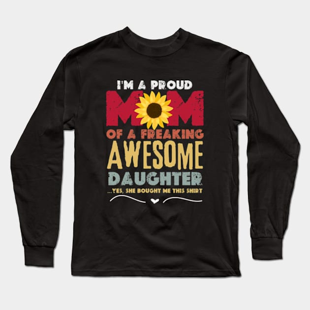 I'm A Proud Mom Mothers Day 2024  DOG MOMMY mom dog  Gift From Daughter funny mom gift Long Sleeve T-Shirt by graphicaesthetic ✅